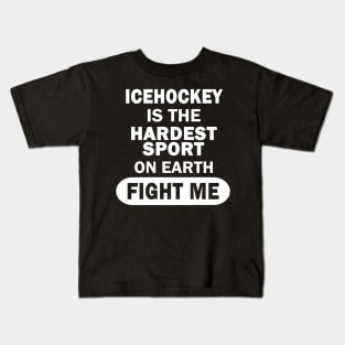 Ice Hockey Men's Team Club Boys Puck Kids T-Shirt